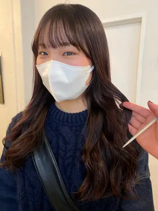 ロング カラー ichika/福岡 /透明感カラー🤎のヘアスタイル