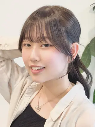 ロング カラー VIEW EHIME 齋藤  あつきのヘアスタイル