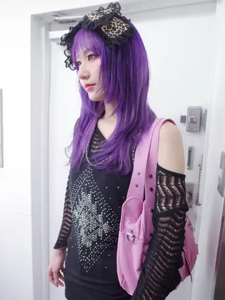 セミロング カラー IDE AYANEのヘアスタイル