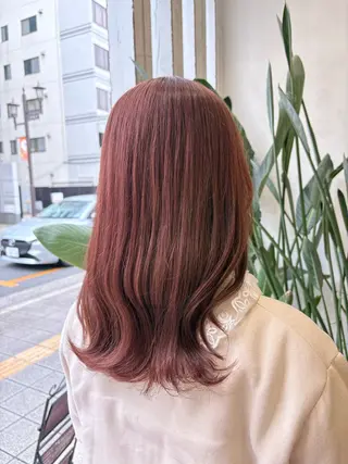 セミロング カラー 髙木 優人のヘアスタイル