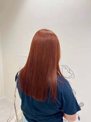 ロング カラー 💗暖色/ブリーチ/ レイヤー/横浜/メイのヘアスタイル