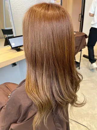 ロング 福島 果音のヘアスタイル