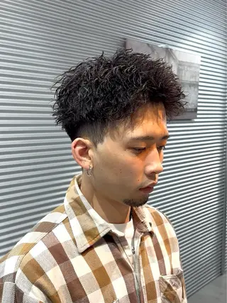 ショート パーマ メンズ メンズの悩み解決専門 柏パーマ職人/曽我尾のヘアスタイル