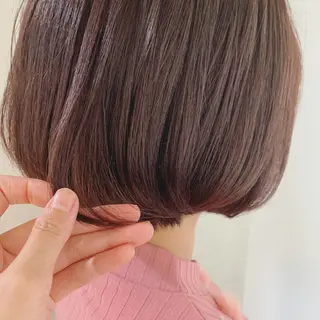 ミディアム カラー 🪐脱白髪染め 🪐松尾菜々美のヘアスタイル