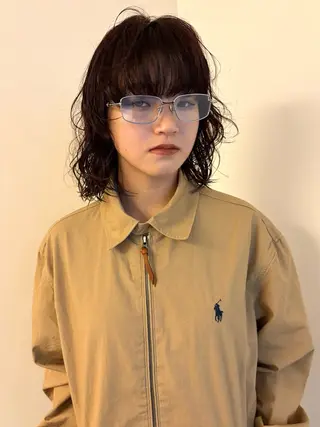 ミディアム カラー パーマ 金井京介/レイヤー /パーマのヘアスタイル