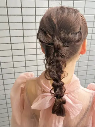 ヘアアレンジ 推し活/パーティヘア ⭐️今田 水風🐰のヘアスタイル