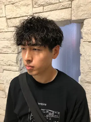 パーマ ヘアアレンジ メンズ メンズ特化✂️栗原 侑也のヘアスタイル