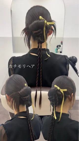 ロング ヘアアレンジ 薄田 珠美のヘアスタイル