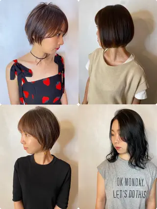 ミディアム 藤田 遼のヘアスタイル