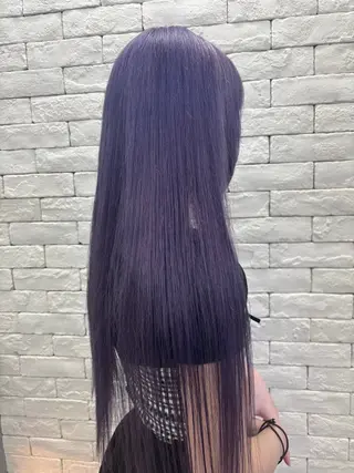 ロング ブリーチ透明感カラー 🍀mizuki🍀のヘアスタイル