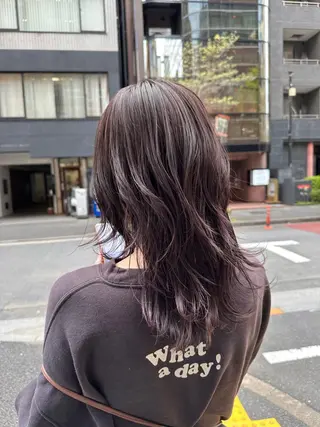 セミロング カラー 新宿御苑前/新宿 Ryuseiのヘアスタイル