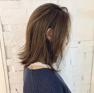 ミディアム カラー fit /HONOKAのヘアスタイル
