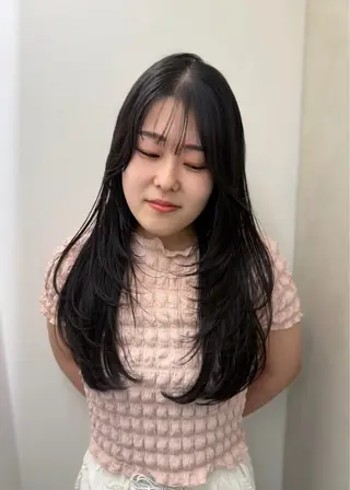 ロング 韓国ヘアメンズ・レデ ィース特化ミクのヘアスタイル
