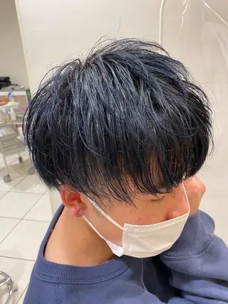 カラー メンズ メンズパーマ 副店長ユウタのヘアスタイル