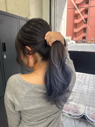カラー Asami／名古屋／ ハイトーン／デザインのヘアスタイル
