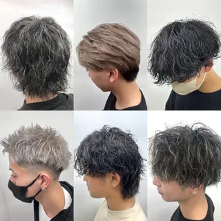 メンズ ダブルスキルエクステ /羽エクステ白石宇由のヘアスタイル
