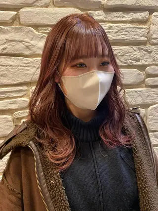ロング カラー ヘアアレンジ 溝口 ひなこのマツエク・マツパデザイン