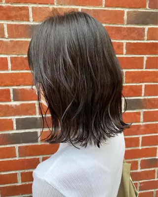 ミディアム 髪質改善韓国レイヤー SHIORI🦋のヘアスタイル