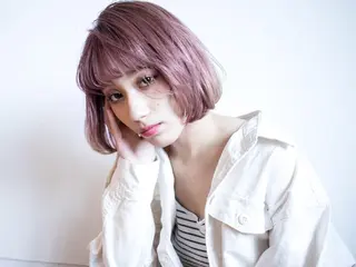 ショート カラー ヘアアレンジ ショート✨ボブ✨代表 新田見美仁のヘアスタイル