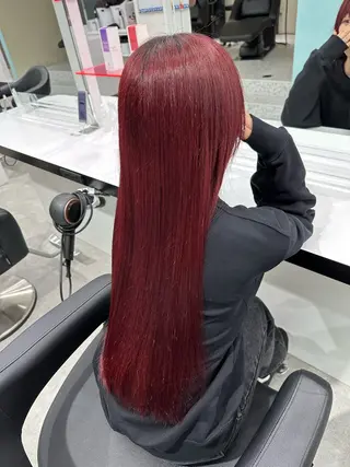 ロング カラー 履歴修正屋さん／ ブロンド／ホワイトのヘアスタイル