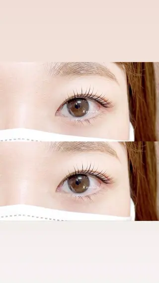 ミディアム カラー パーマ ヘアアレンジ メンズ キッズ ネイル マツエク・マツパ アイブロウ 𝑹 eyelashのマツエク・マツパデザイン