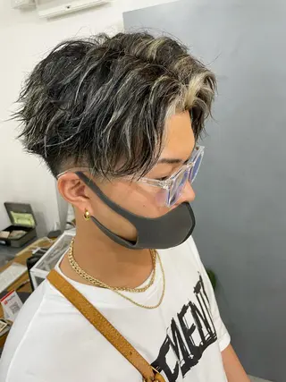 ショート カラー パーマ ヘアアレンジ メンズ キッズ ネイル マツエク・マツパ メンズ特化 しゅうへいのヘアスタイル