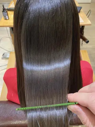 ロング カラー 前田 裕介のヘアスタイル