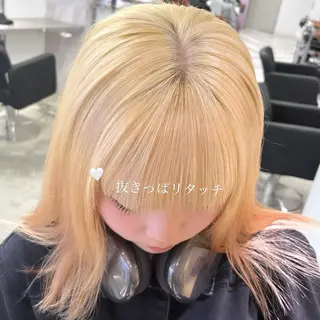 セミロング カラー 《店長》欧米風/デ ザインNO.1/雅のヘアスタイル