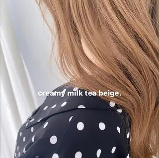 ロング カラー フクダ ジュリのヘアスタイル