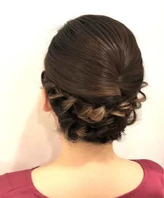 ヘアアレンジ 菊池 栄里奈のヘアスタイル