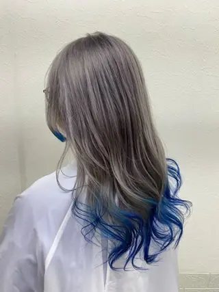 カラー エクステ/コスパ◎ /メンズ!白石宇由のヘアスタイル