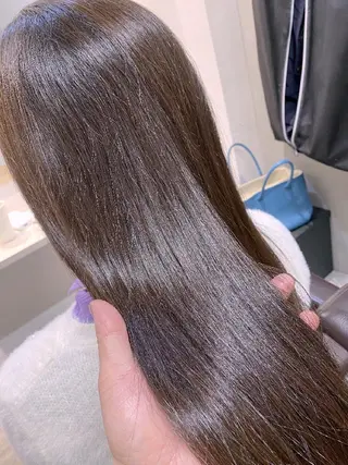 ロング デジタルパーマ💫/ 似合わせカット✂️のヘアスタイル