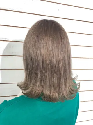 ミディアム カラー 🧡艶髪ちゅるん髪 🫧🧡YUKI❄️のヘアスタイル