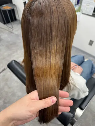 ロング 髪質改善メニュー 長井 美佐子のヘアスタイル