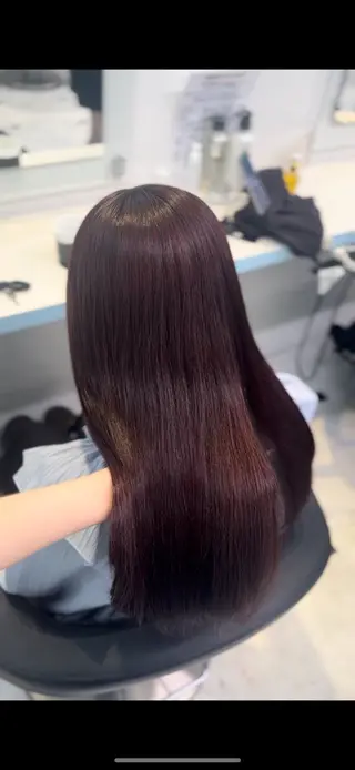 ロング カラー ♥️暖色カラ ー♥️由夏のヘアスタイル