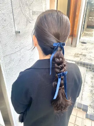 ロング ボブ/ショート 田中夕子のヘアスタイル