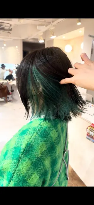 ショート カラー パーマ ヘアアレンジ メンズ キッズ ネイル マツエク・マツパ アイブロウ 🦕ウルフカット 🦕ａｋｉｈｏのヘアスタイル
