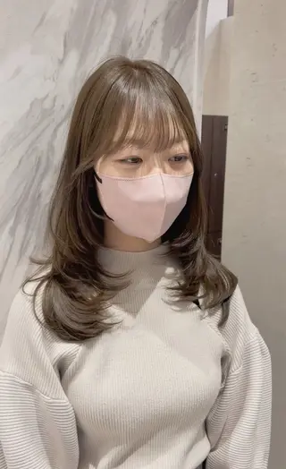 ロング カラー corso by K-two所属・k-two top stylist 林原のヘアスタイル