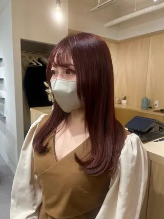 カラー ひな‪‪︎/暖色 柔color🫧のヘアスタイル