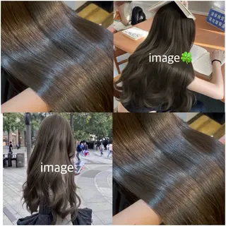 カラー LUZ所属・MIKA💫 艶髪/透明感カラーのヘアスタイル