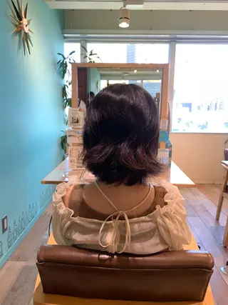 セミロング パーマ メンズパーマ&メンズ 縮毛矯正/平野/渋谷のヘアスタイル