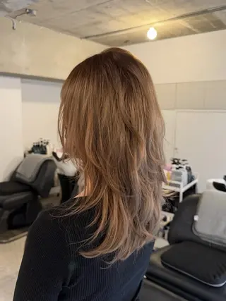 ロング 中野 こころのヘアスタイル