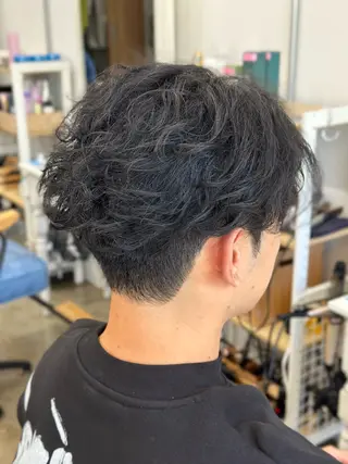パーマ メンズ Snalyメンズ特化 スエハラのヘアスタイル