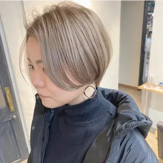 ショート カラー 坂本 裕介/パーマのヘアスタイル