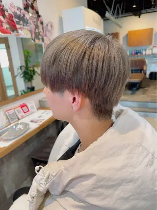カラー メンズ 髪質改善&ストレート ✂︎鈴木青樹のヘアスタイル
