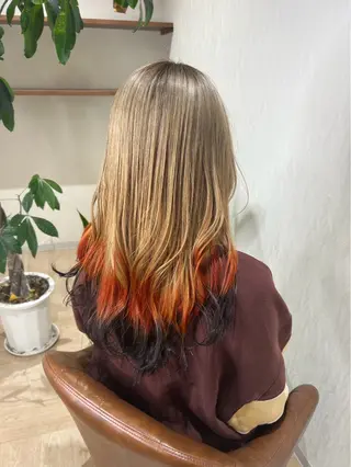 ロング 本郷 豊のヘアスタイル