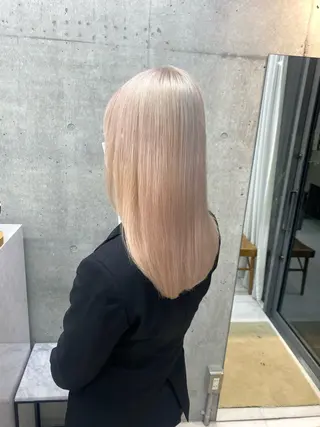 セミロング うる艶ヘア♡韓国好き 透明感　shotaのヘアスタイル
