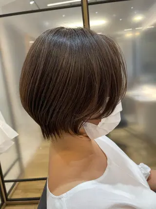 ショート シノハラ ガクト ショート/白髪ぼかしのヘアスタイル