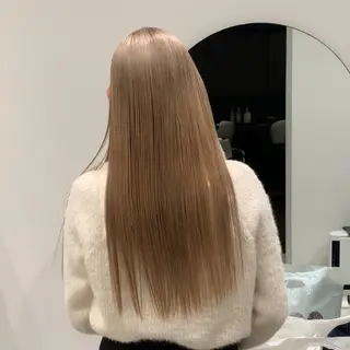 ロング カラー れい🫧 ハイトーン特化のヘアスタイル