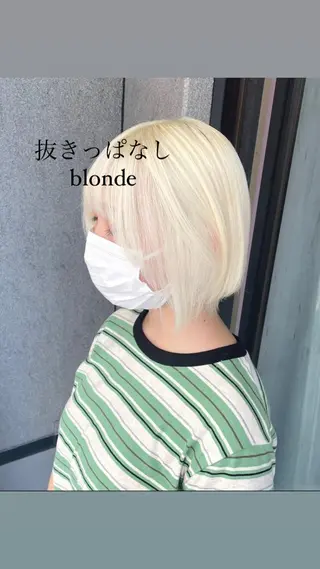 ショート カラー パーマ ヘアアレンジ メンズ キッズ ネイル マツエク・マツパ アイブロウ 🐺ウルフ×ハイトー ン🖤Yukinoのヘアスタイル